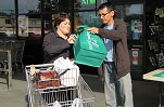Shoppers receive a free bag at participating stores.