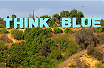 Dodgers Beach Cleanup - Think Blue