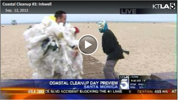 Coastal Cleanup Day 2012 on KTLA Gayle Anderson Morning News