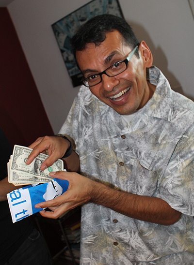 Heal the Bay Staff with recycled wallet