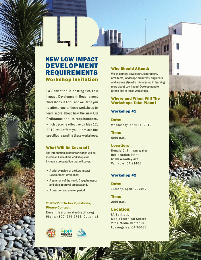 Low Impact Development Workshop Flyer