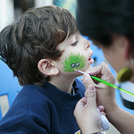 Get your favorite sea animal painted on your face at Ocean Appreciation Weekend