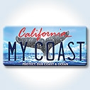 California's redesigned Whale Tail license plate
