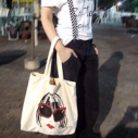 Day Without A Bag 2012 Reusable Heal the Bay canvas tote plastic pollution