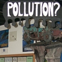 Pollution exhibit at the Santa Monica Pier Aquarium