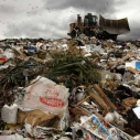 plastic grocery store bag, trash at a Calabasas landfill (Los Angeles Times)