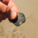 tar ball natural oil seeps Santa Monica Bay Dockweiler Beach