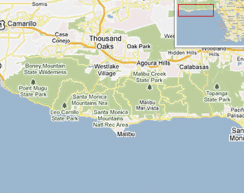 Map -Malibu / Pacific Palisades