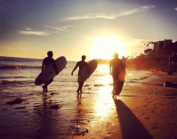 Surf Beach Sunset Heal the Bay Surfers Sun Summer Waves Sand Beautiful