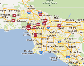 Earth Month 2012 Google Map