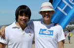 Speaker at Nothin But Sand Beach Cleanup Heal the Bay Los Angeles