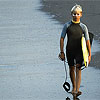 Surfer Kid Walking