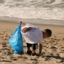 Education Boy at Cleanup